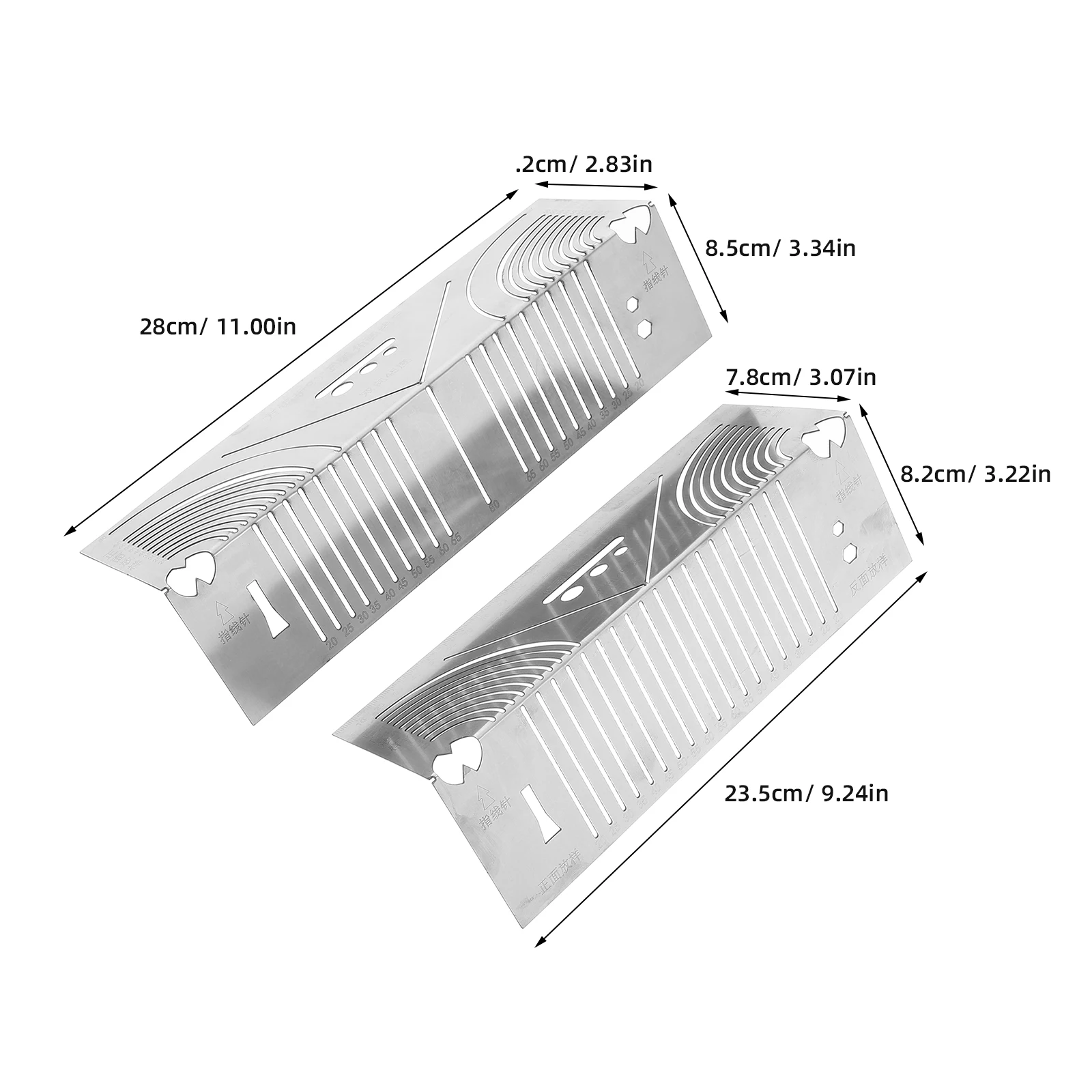 Дуговая маркировочная линейка из нержавеющей стали - Фотография_3