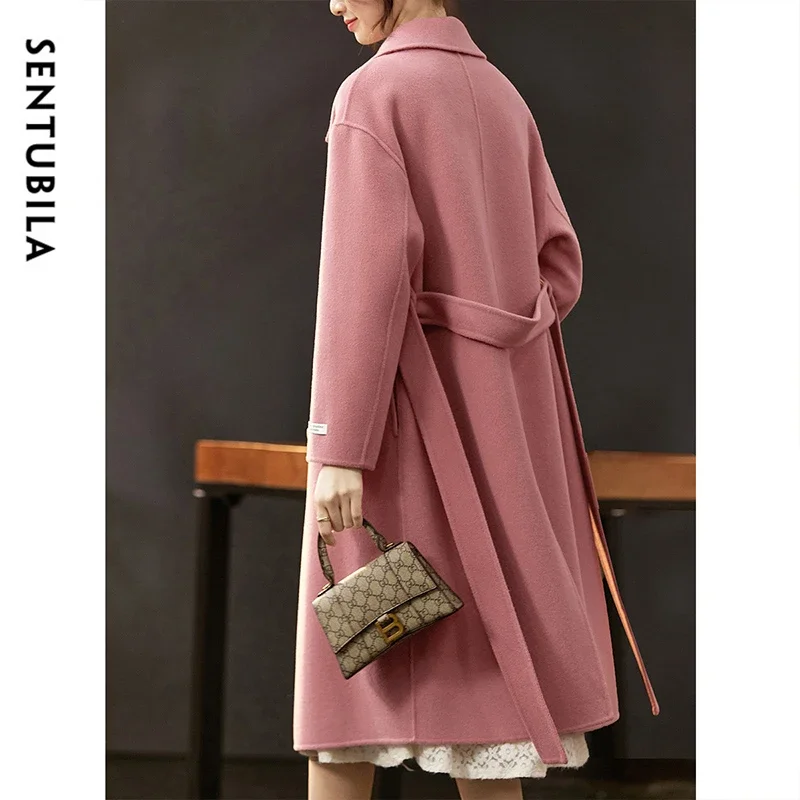 Sentubila женское пальто из 100% шерсти - Фотография_3