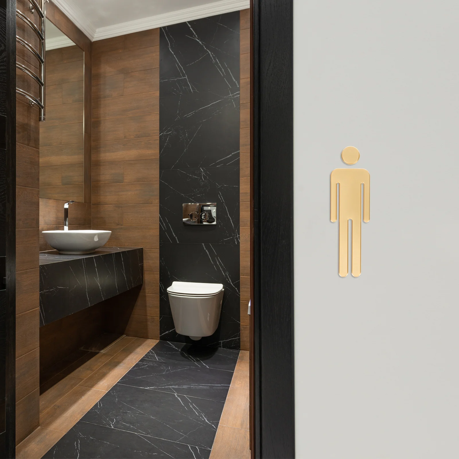 Акриловые таблички для туалета для женщин и мужчин - Фотография_5