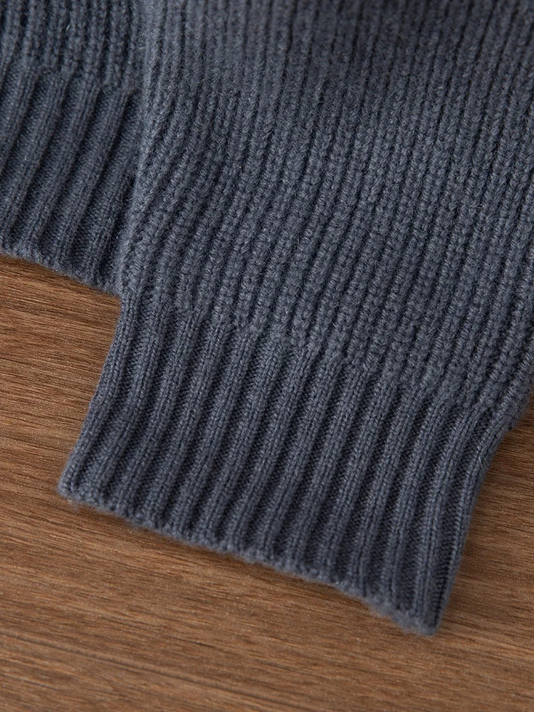 Легкий роскошный мужской свитер из 100% кашемира - Фотография_6