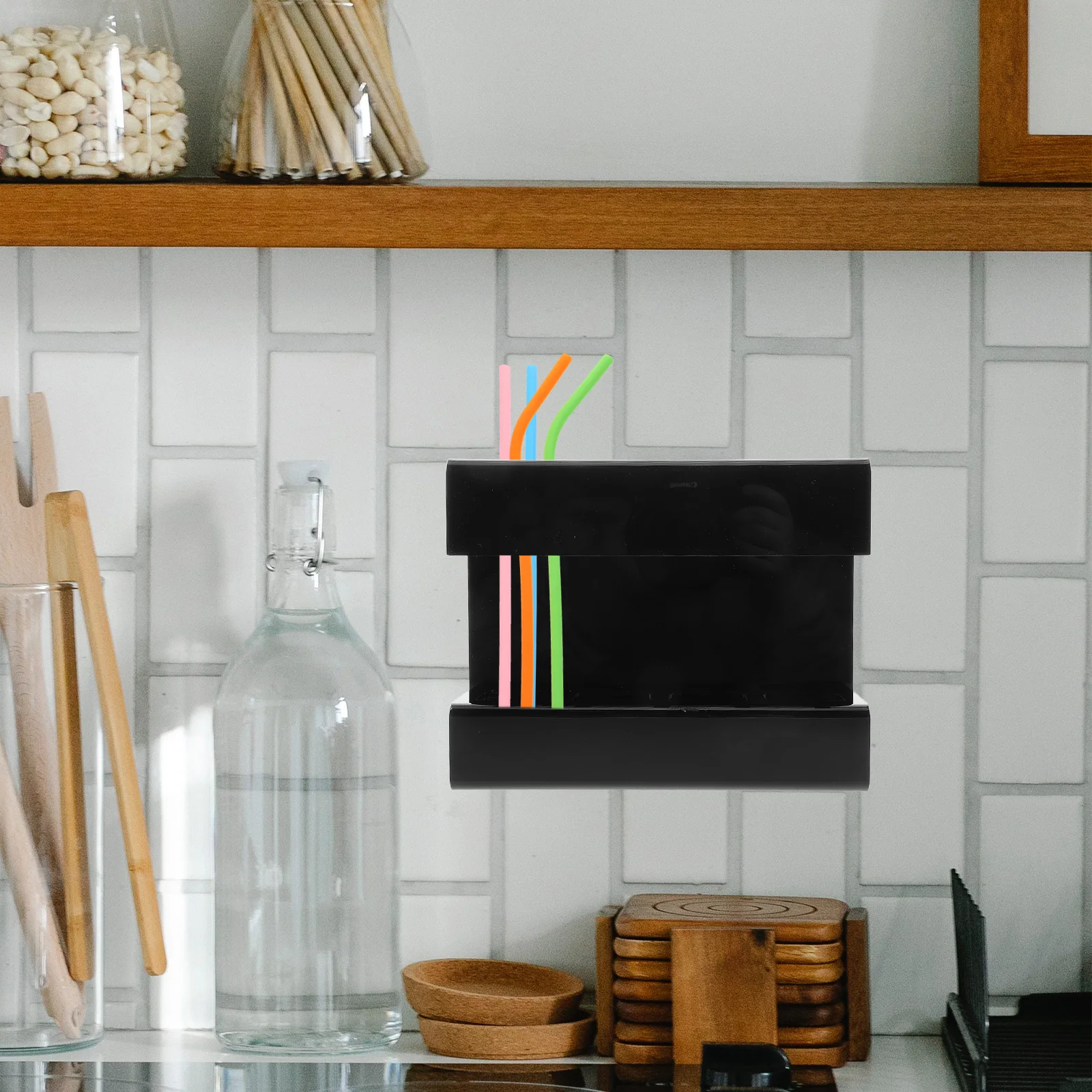 Настенный держатель для хранения на кухне - Фотография_6