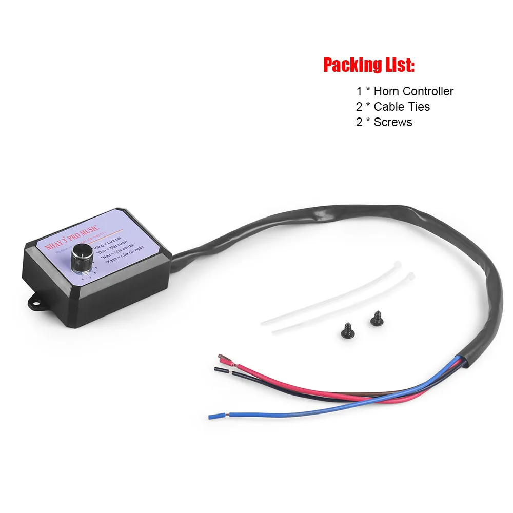 ​ nhay 3 + pro music rapid horn relay 12-24 в (8 тонов) для мотоцикла - Фотография_3