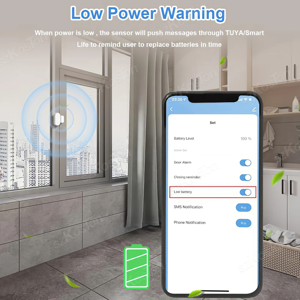 Датчик двери tuya smart zigbee3.0 - Фотография_3
