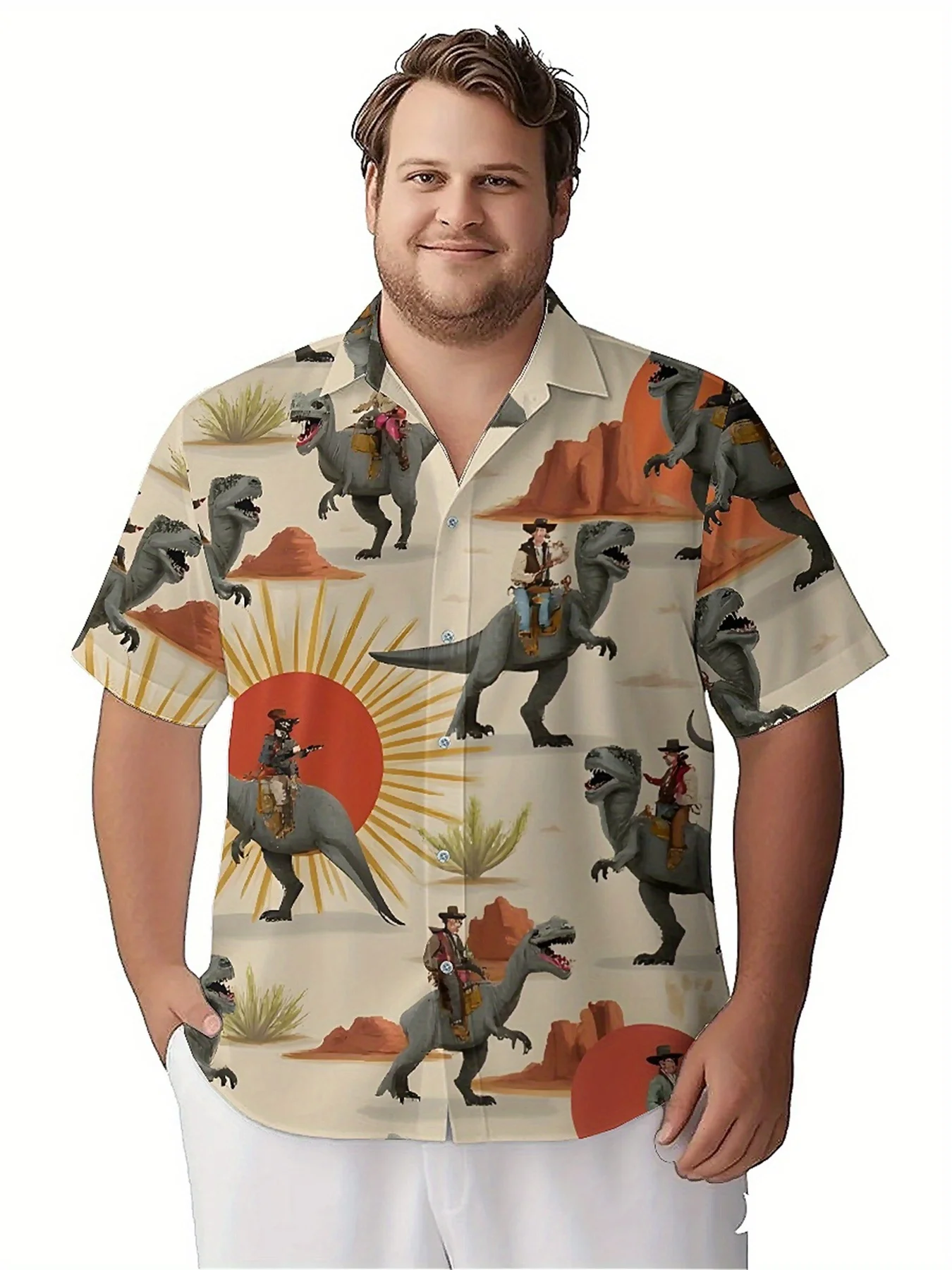 Мужские гавайские рубашки больших - Фотография_4