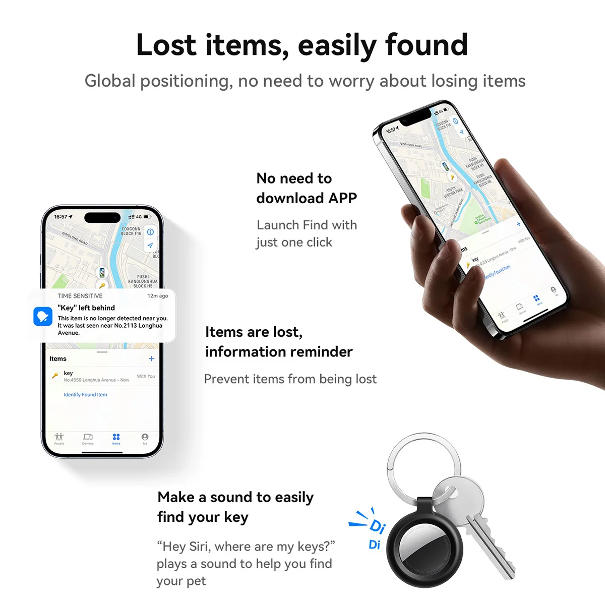 Hoco smart gps tracker mini tag - Фотография_2