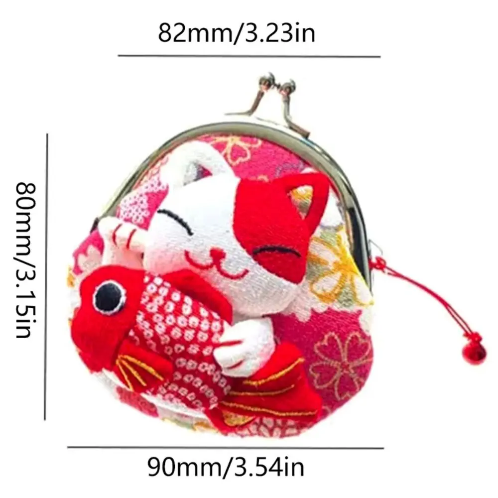 Кошелек для монет maneki neko в японском стиле - Фотография_5