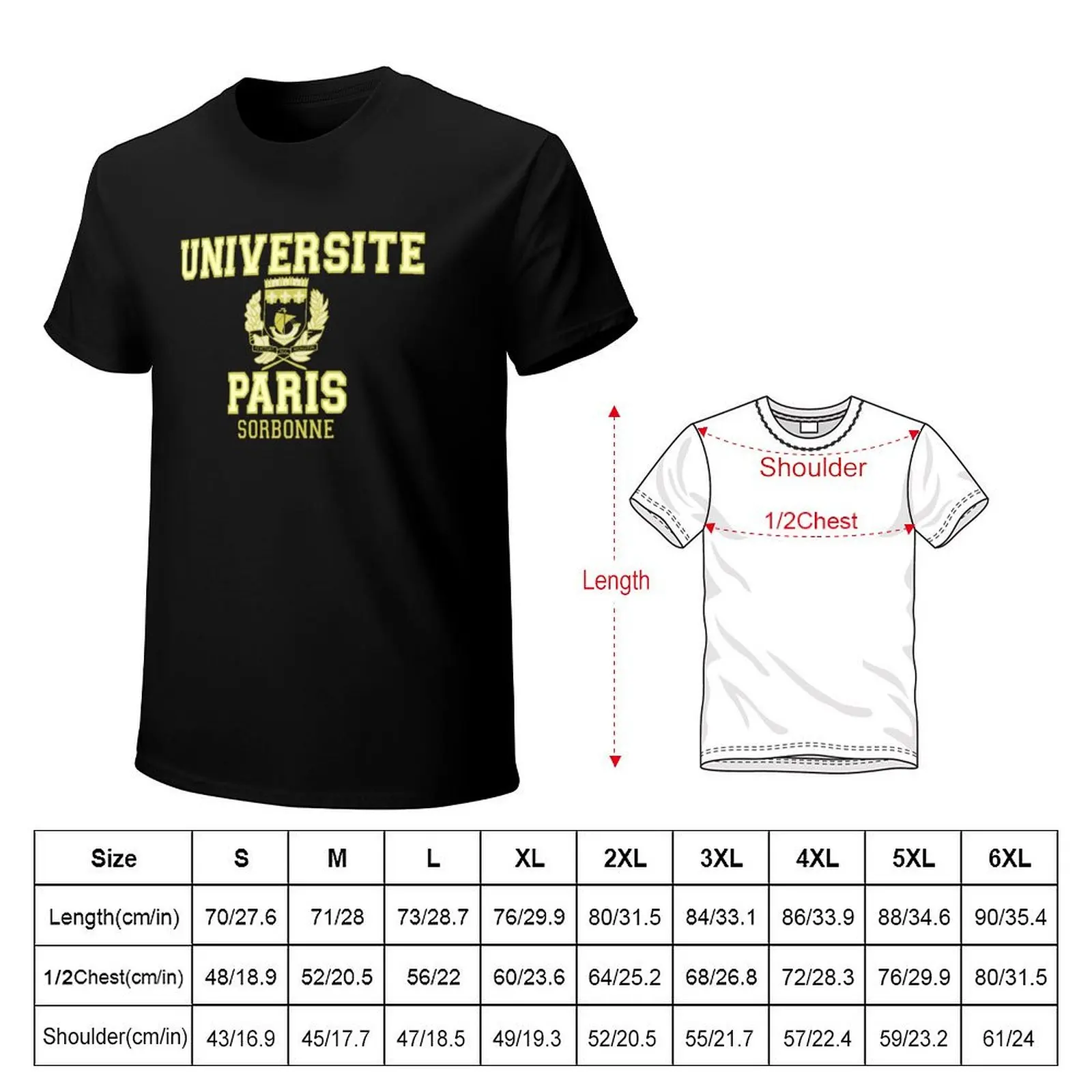 Винтажная футболка universite paris sorbonne - Фотография_6