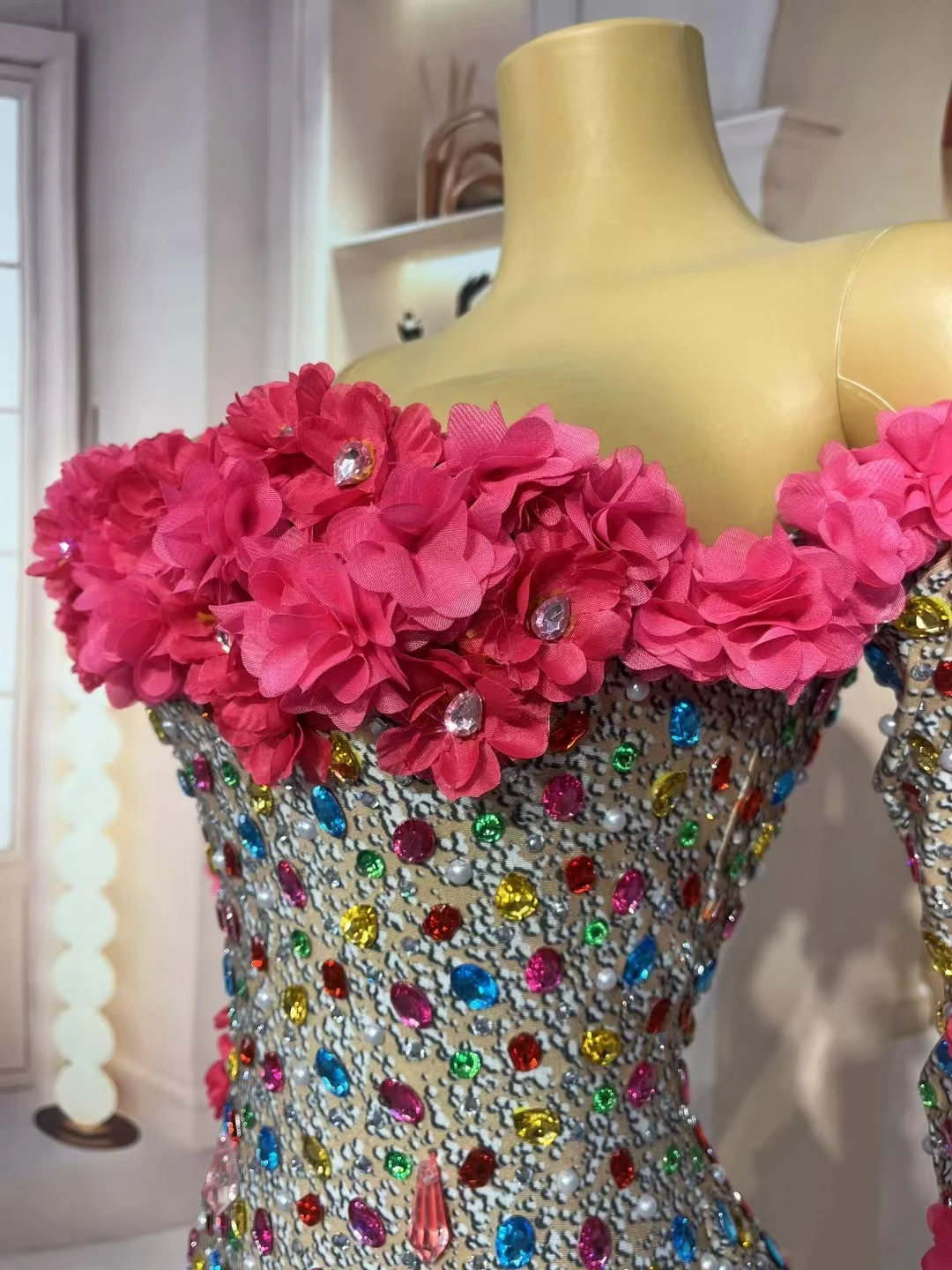 Caihualuo роскошные красные платья - Фотография_5