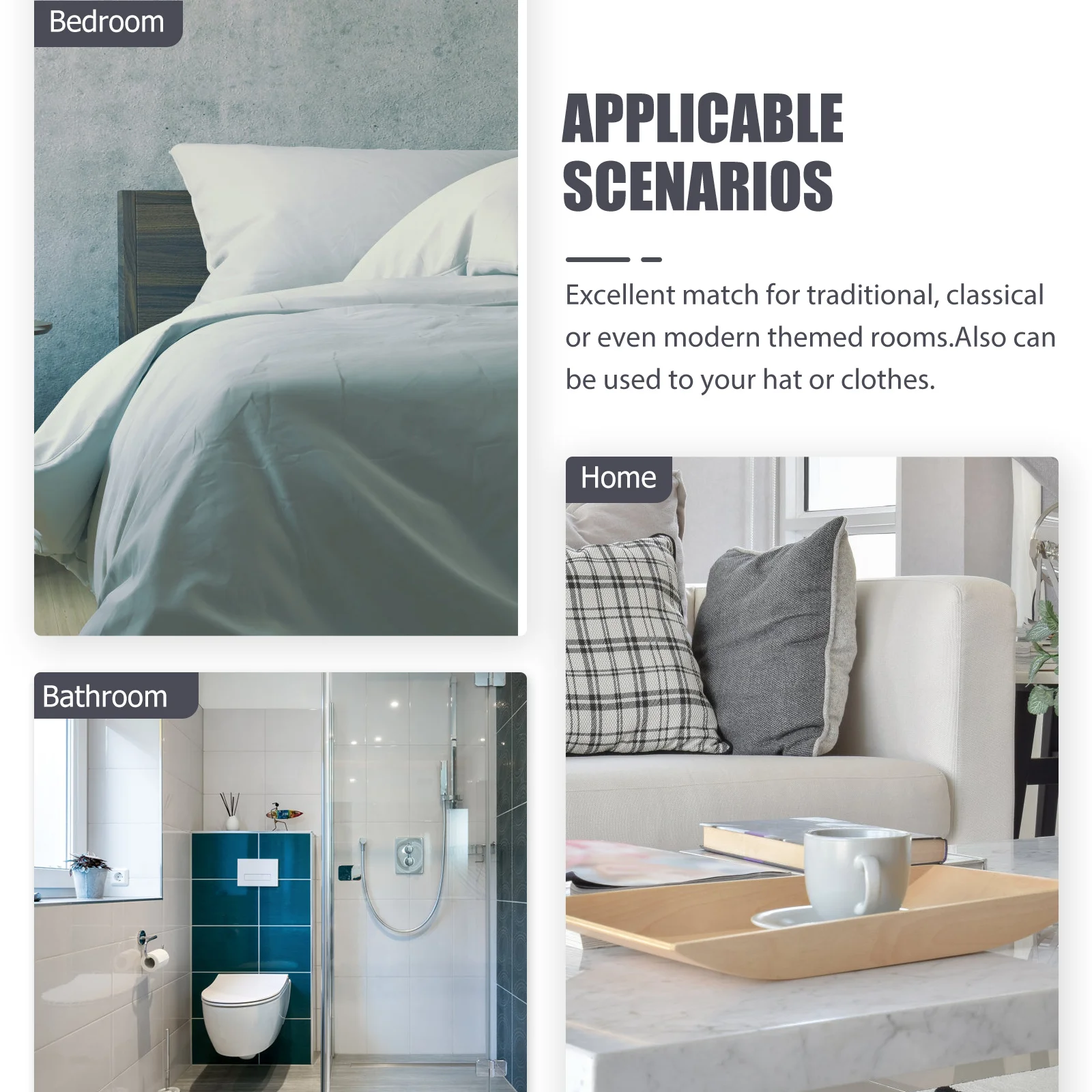 Пара элегантных золотых держателей для штор в лебедином стиле - Фотография_3