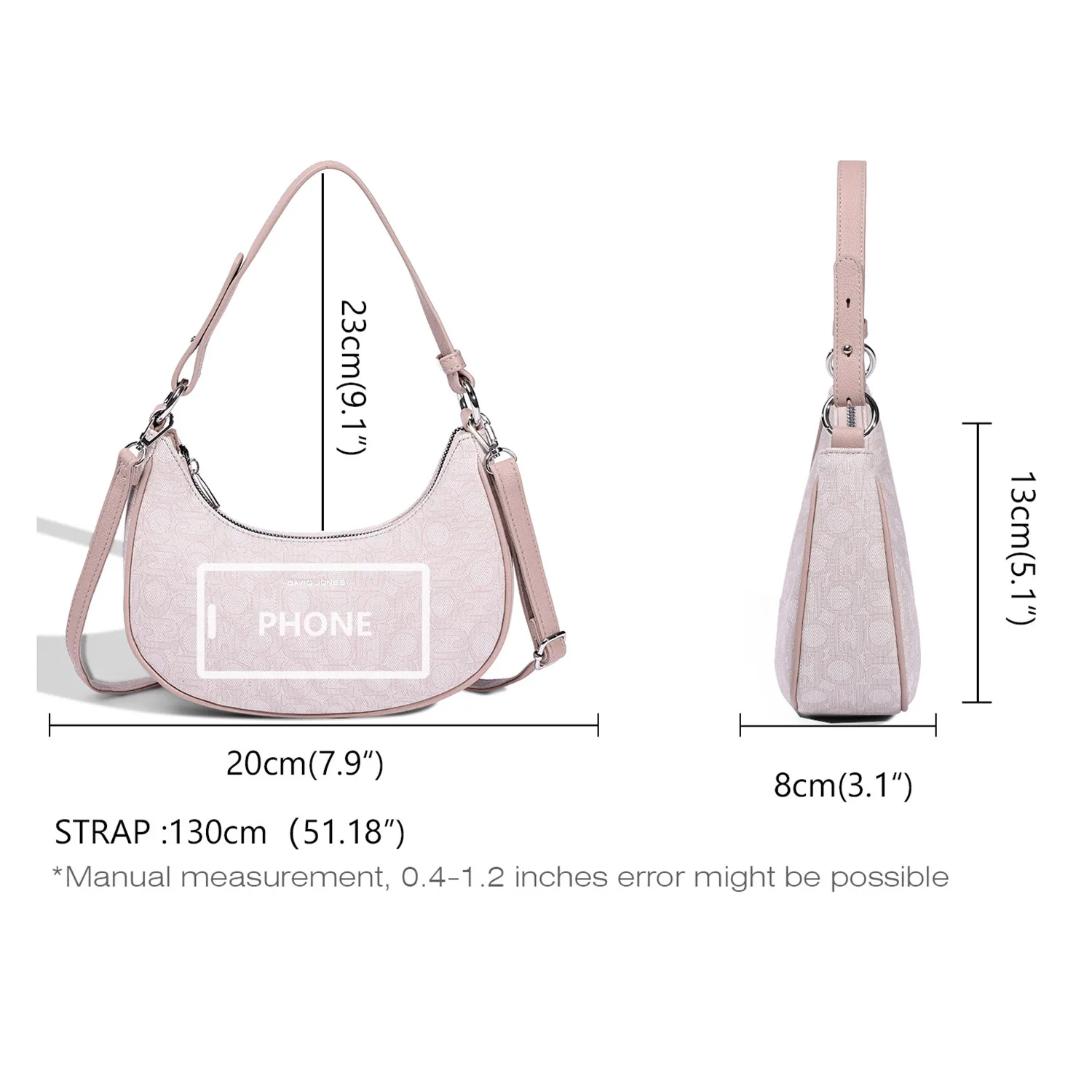 Женская многофункциональная кожаная сумка david jones - Фотография_6