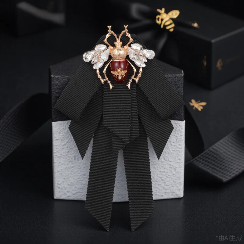 Ретро галстук-бабочка в виде пчелы - Фотография_6