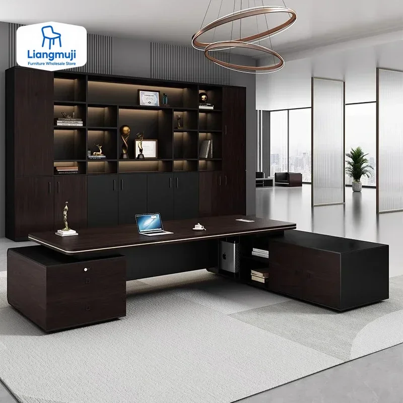 Легкий роскошный офисный стол boss - Фотография_2