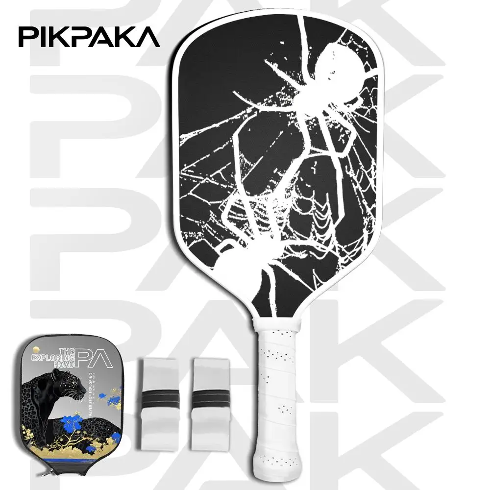 Black spider couple pickleball