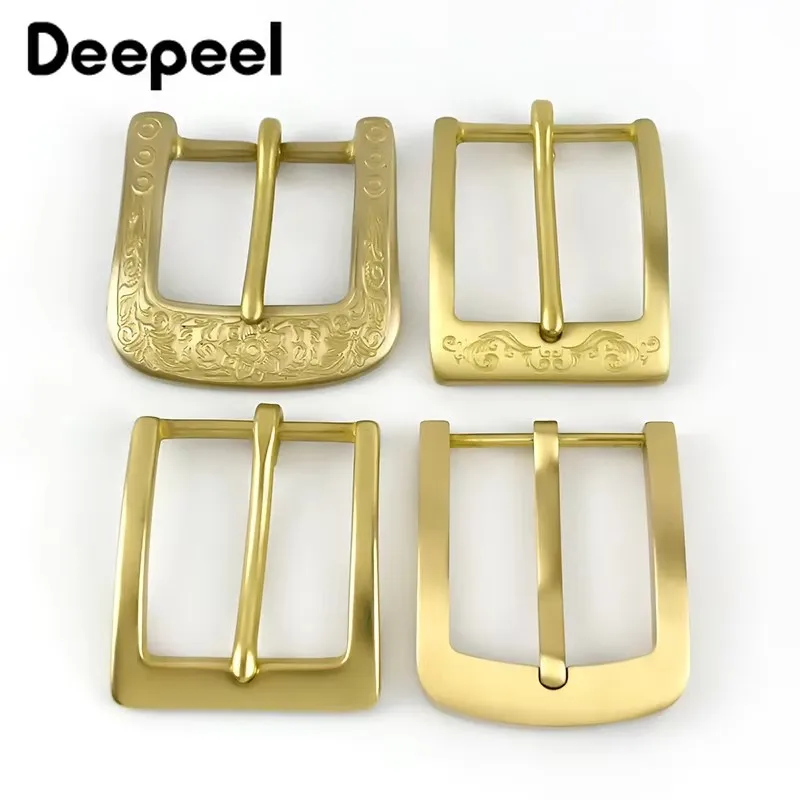 Deepeel 40 мм латунные пряжки для ремня с одной пряжкой для пояса