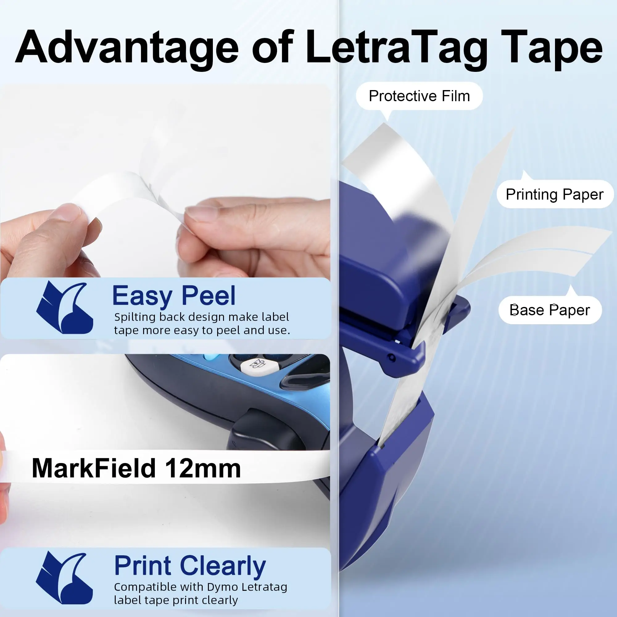 Лента для этикеток letratag - Фотография_3