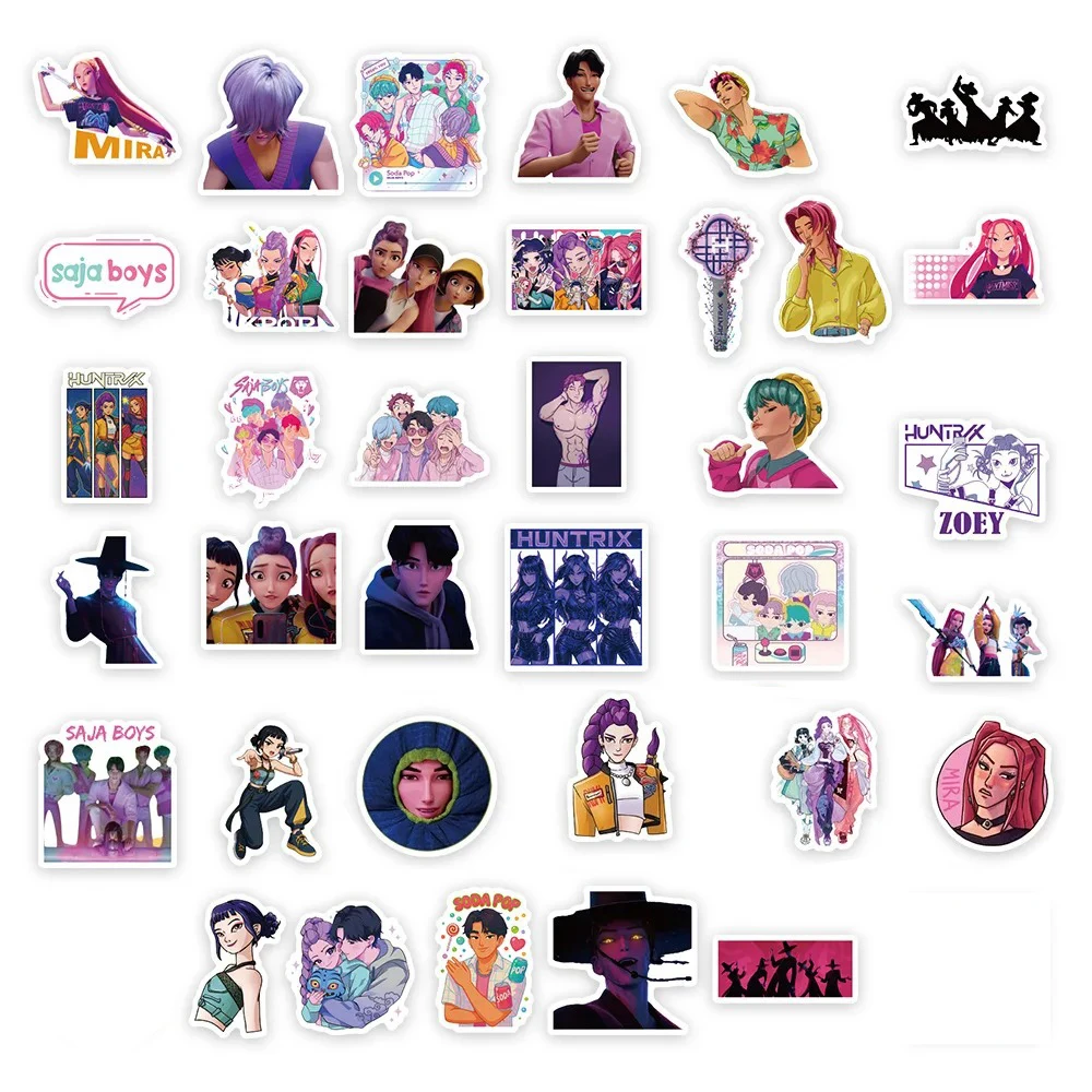 Kpop наклейки «охотники на демонов» saja для мальчиков - Фотография_3