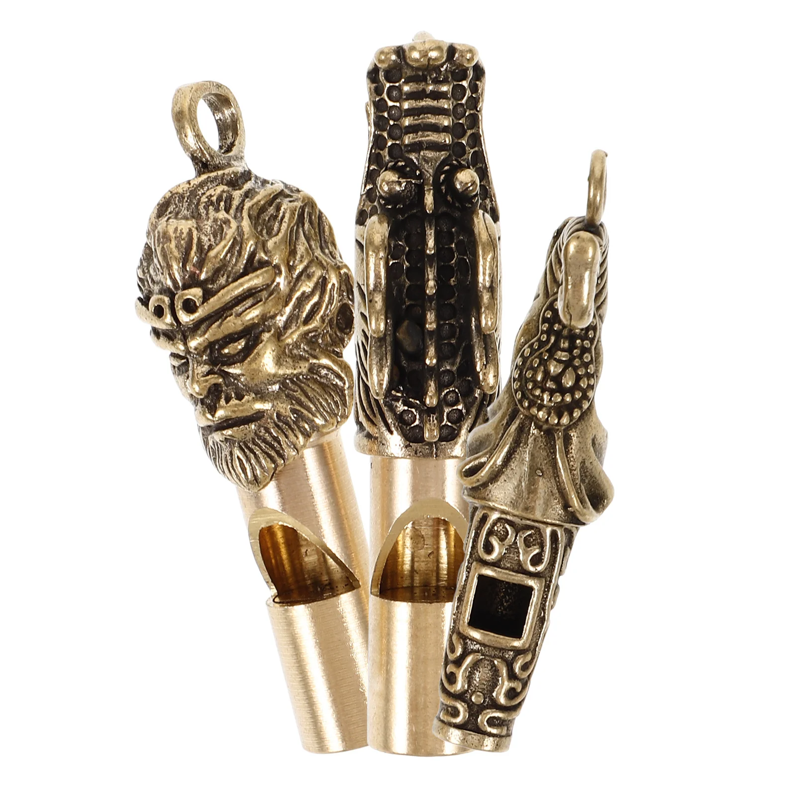 Медный брелок со свистком - Фотография_5