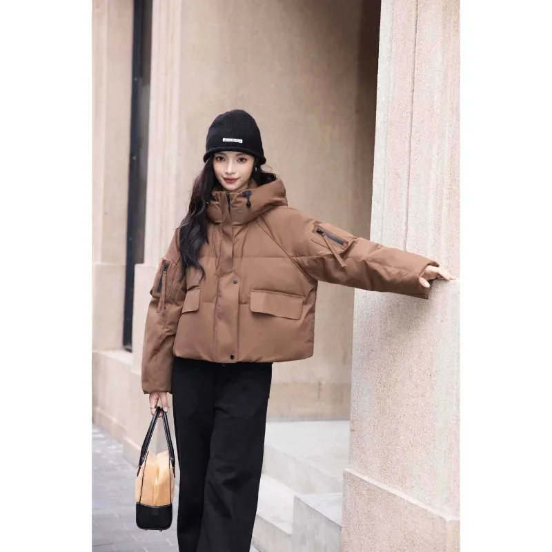 Женская повседневная новая хлопковая куртка - Фотография_3