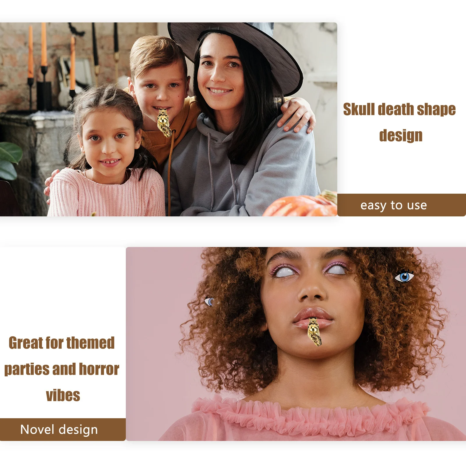 Медный свисток в форме черепа - Фотография_4