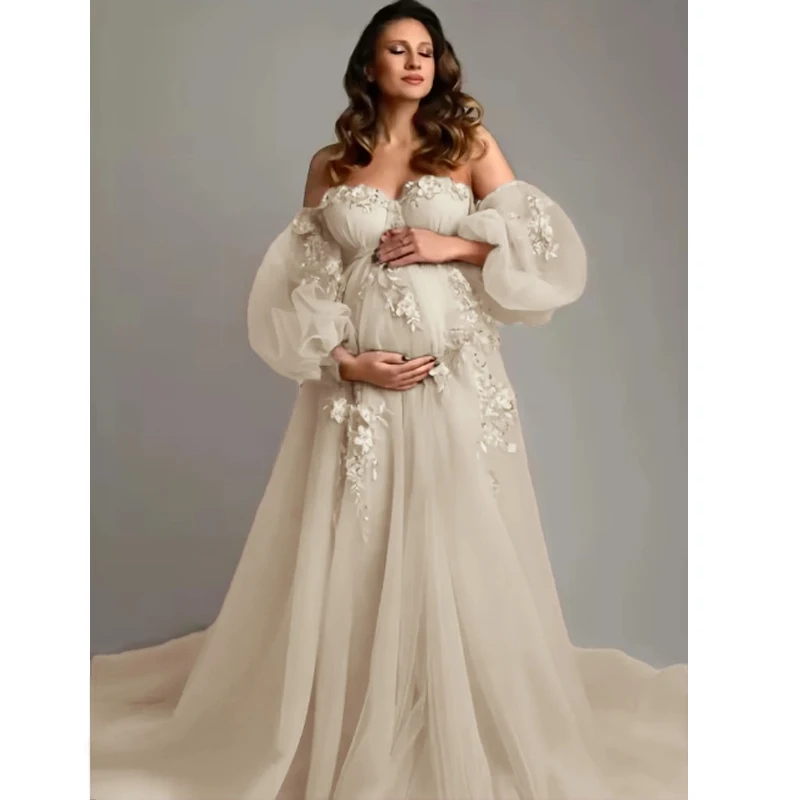 Платье для беременных с ручной - Фотография_4