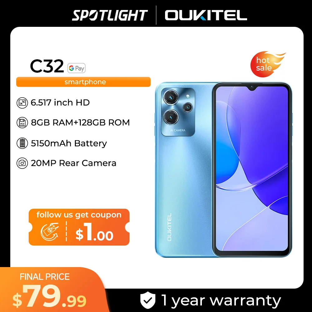 Смартфон oukitel c32