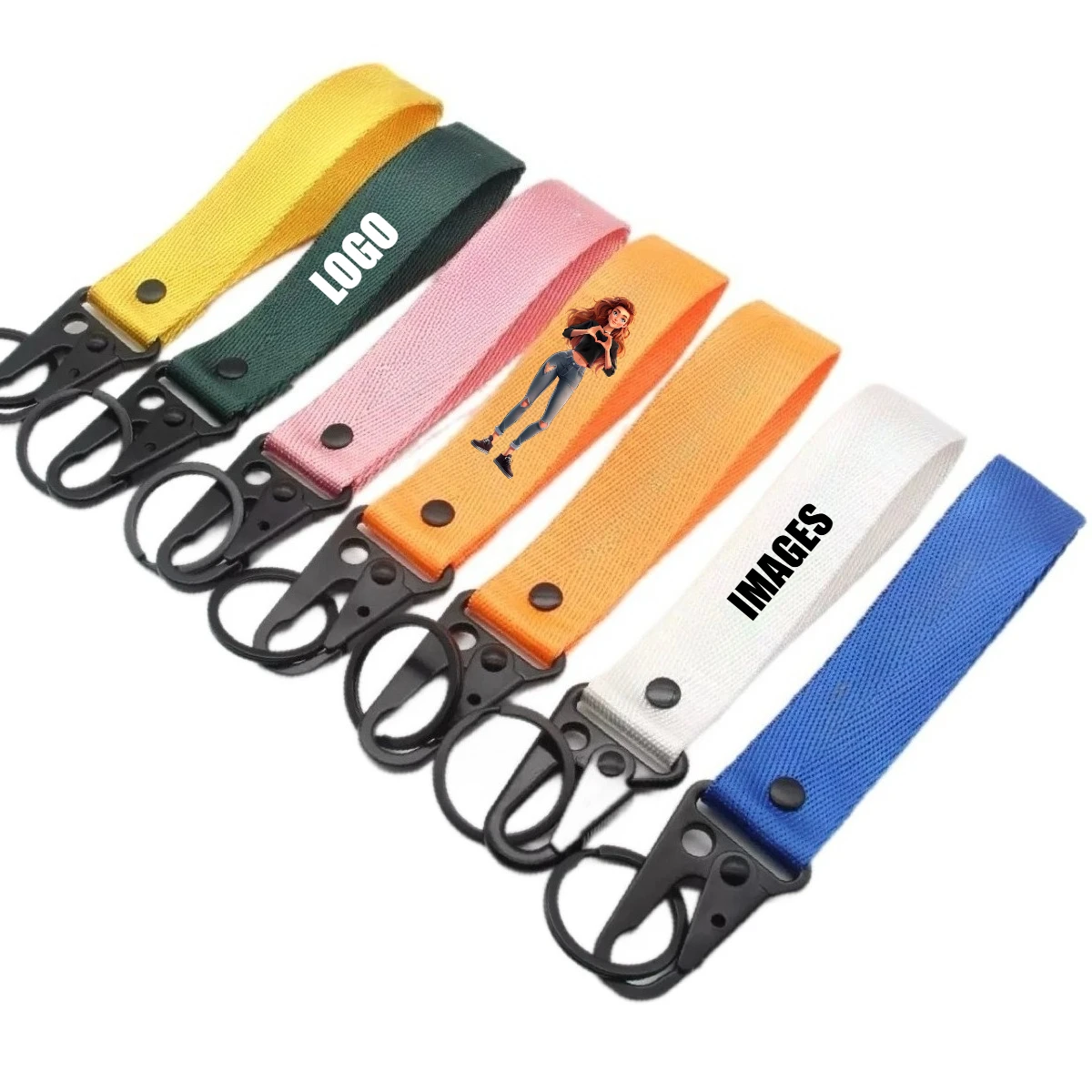 Персонализированный нейлоновый брелок с орлиным клювом