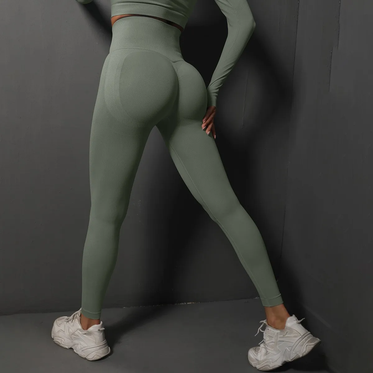 Леггинсы для йоги с высокой талией - Фотография_4