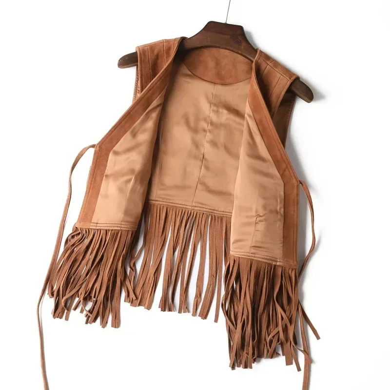 Женские жилеты из натуральной кожи - Фотография_2