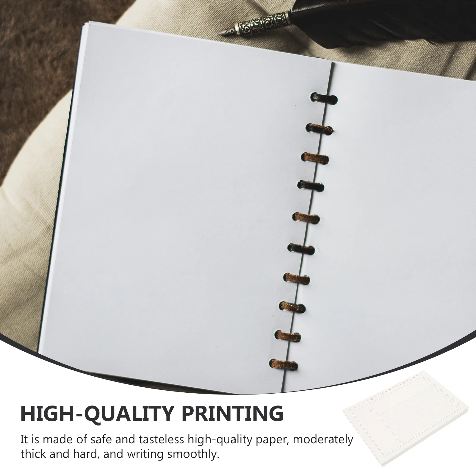 Винтажная сменная бумага для блокнота с отрывными листами - Фотография_3