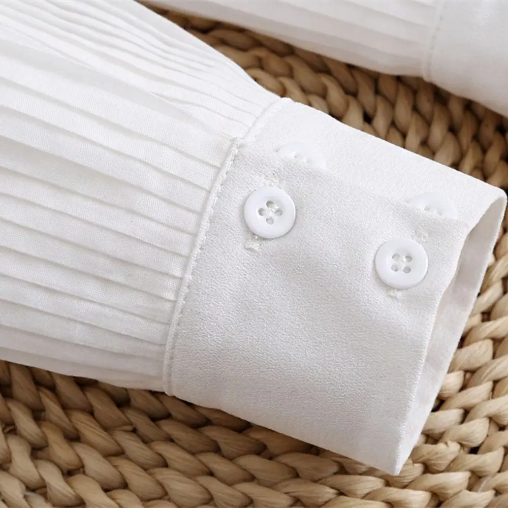 Плиссированные искусственные рукава с оборками - Фотография_5