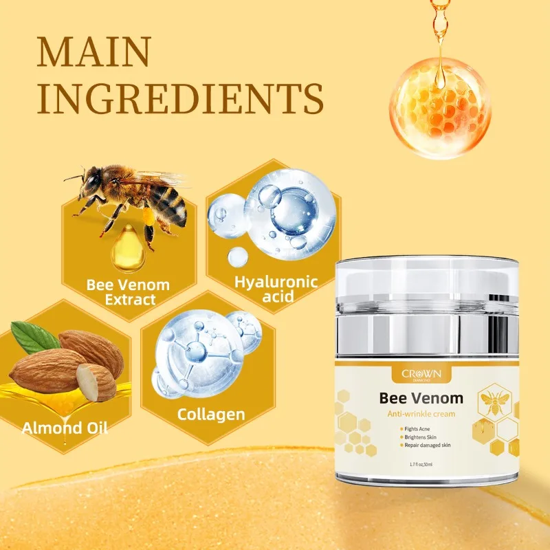 Крем для лица с короной и бриллиантами и медом - Фотография_3