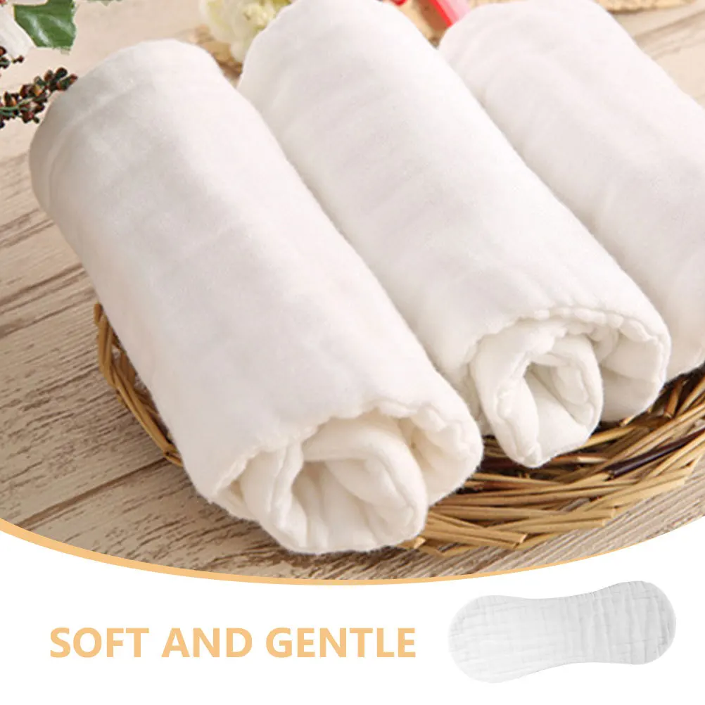 Детские муслиновые салфетки для отрыжки из чистого хлопка - Фотография_6