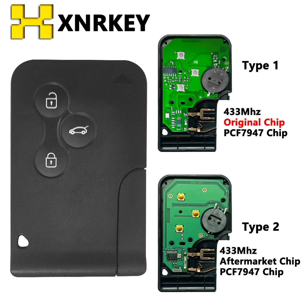 Смарт-карта xnrkey для renault