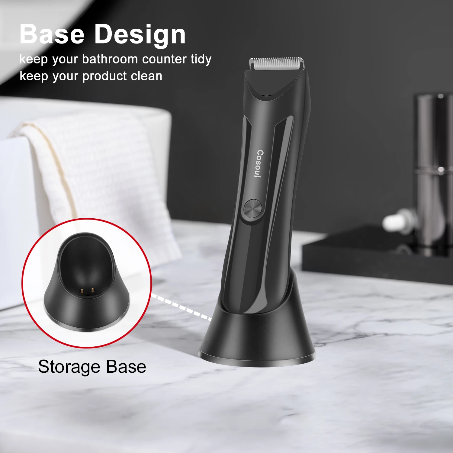 Cosoul триммер для волос на теле для мужчин - Фотография_2