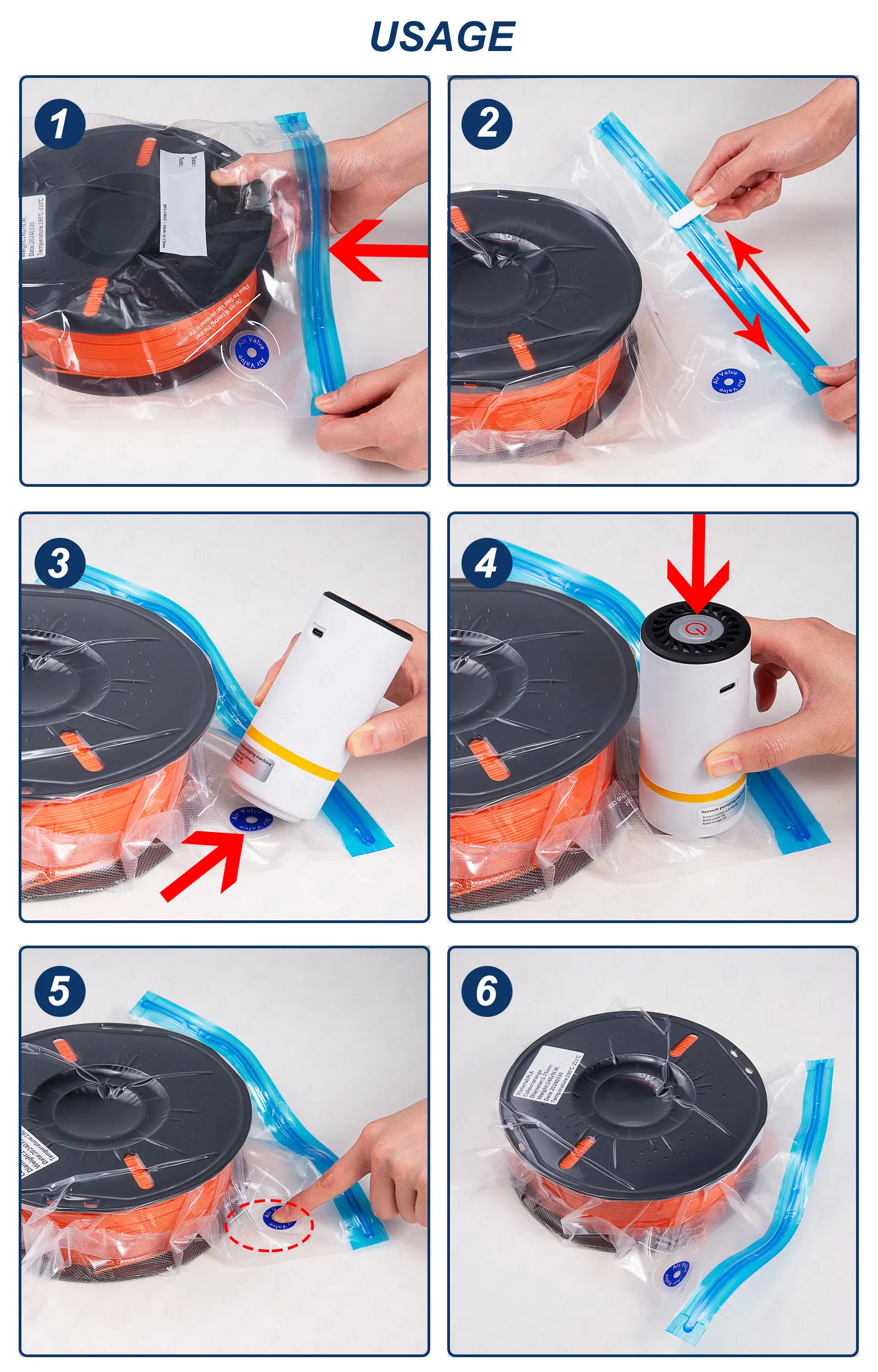 Вакуумный мешок для 3d-нити - Фотография_5