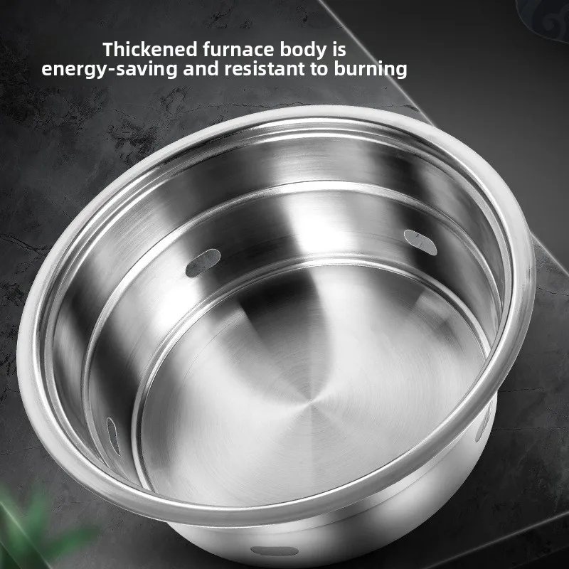 Поднятый угольный гриль из нержавеющей стали - Фотография_3