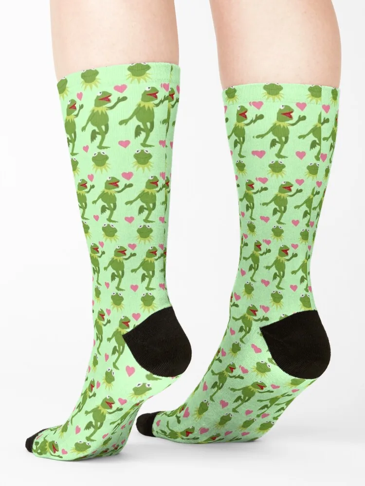 Носки с рисунком лягушки kermit - Фотография_4