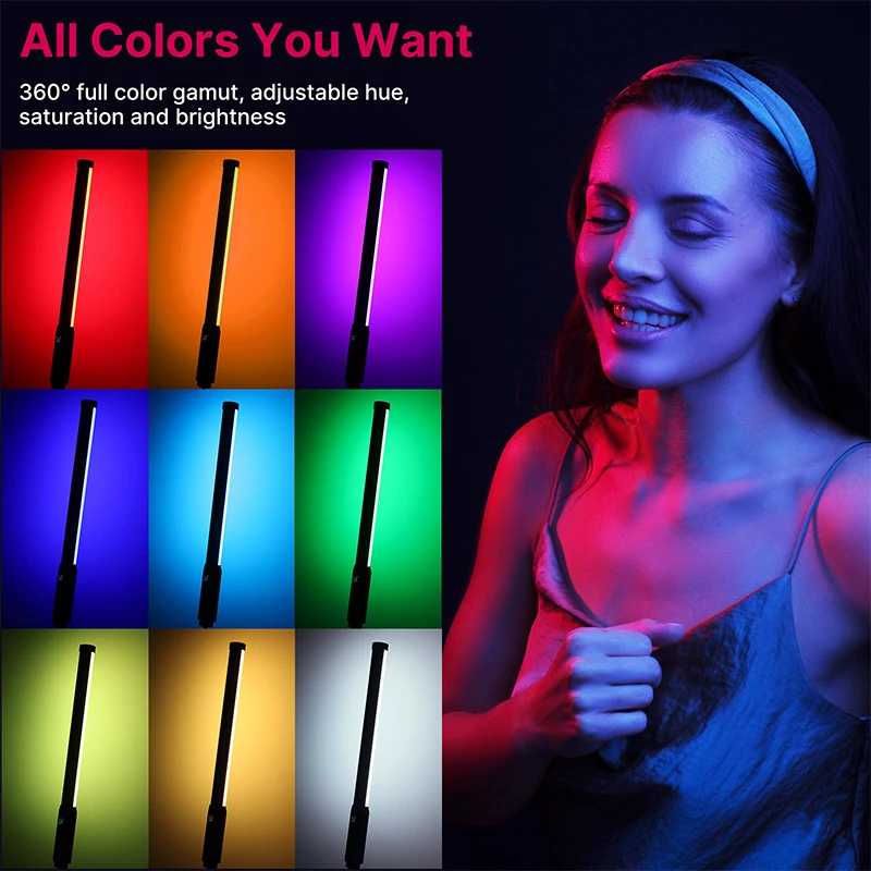 Ulanzi vl119 ручной rgb красочный светильник 19 - Фотография_2