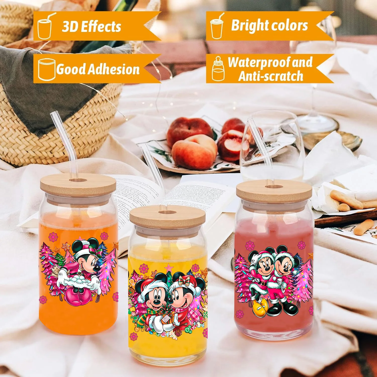 Lover mickey mouse easy peel водонепроницаемые - Фотография_5