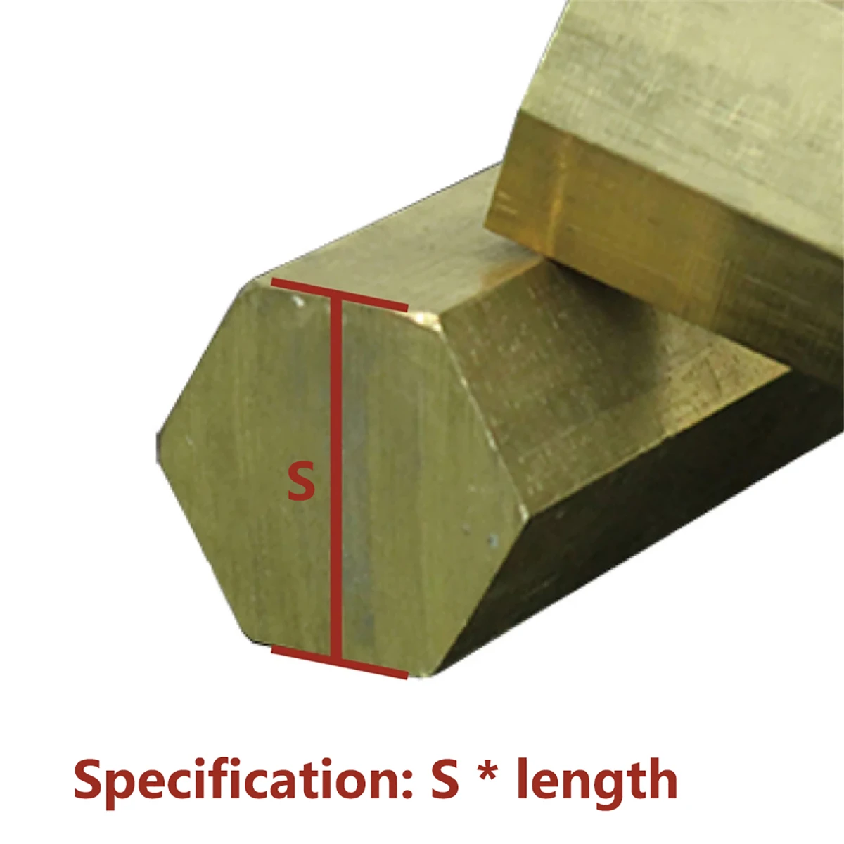 Латунный шестиугольный стержень