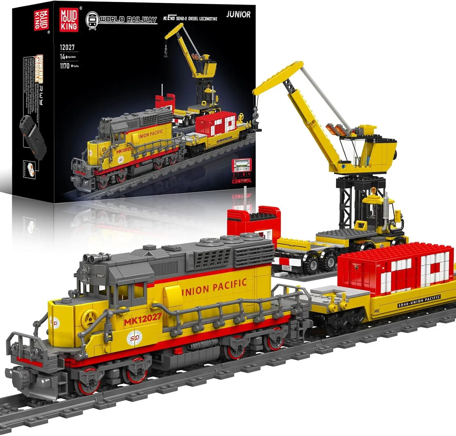 Mould king world train 12027 emd