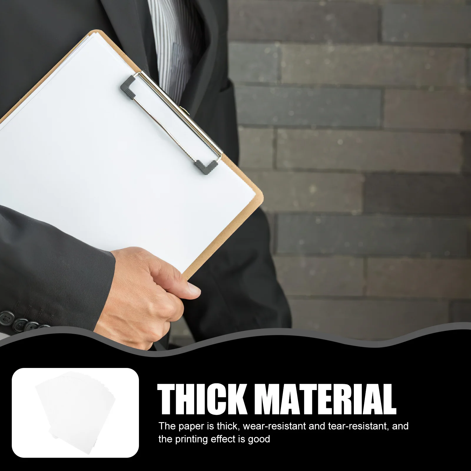 100 листов толстая бумага для принтера формата а4 - Фотография_2