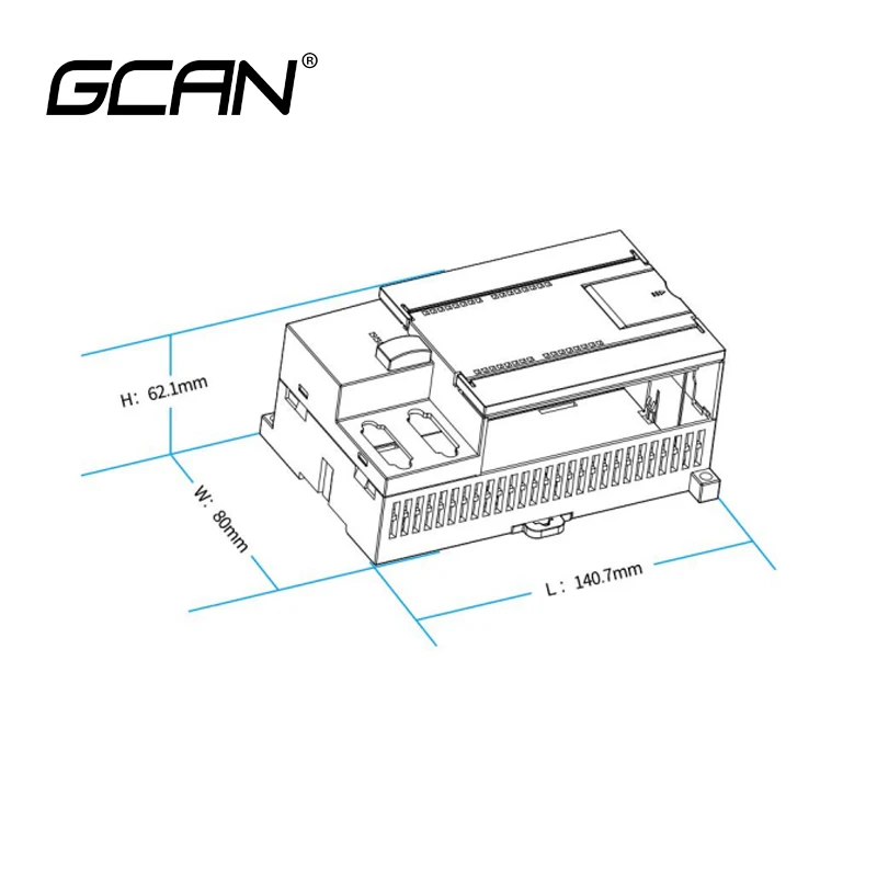 Gcan 14di 10do релейный выход плк - Фотография_2