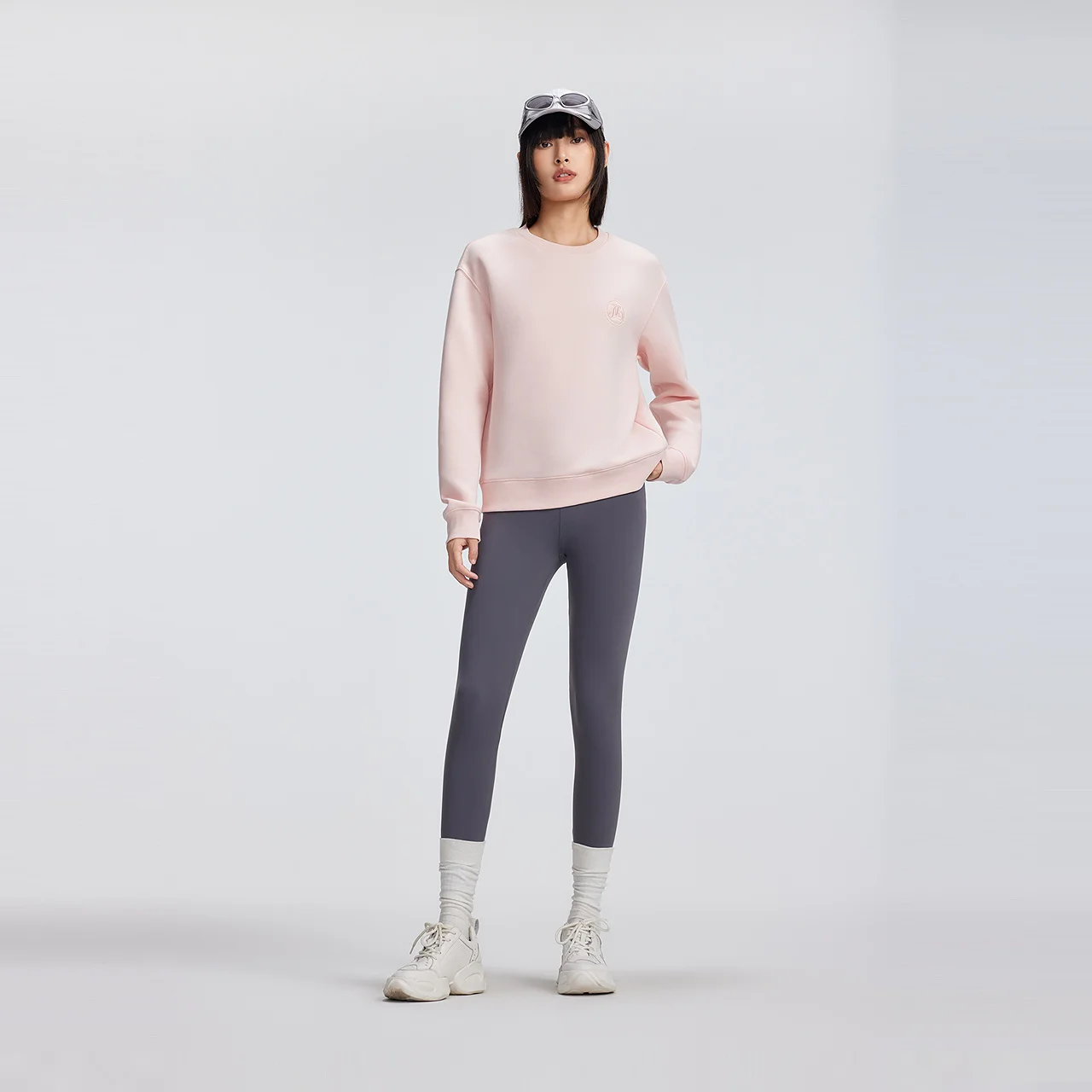 Metersbonwe женские леггинсы с высокой талией для контроля живота 7/8 - Фотография_5