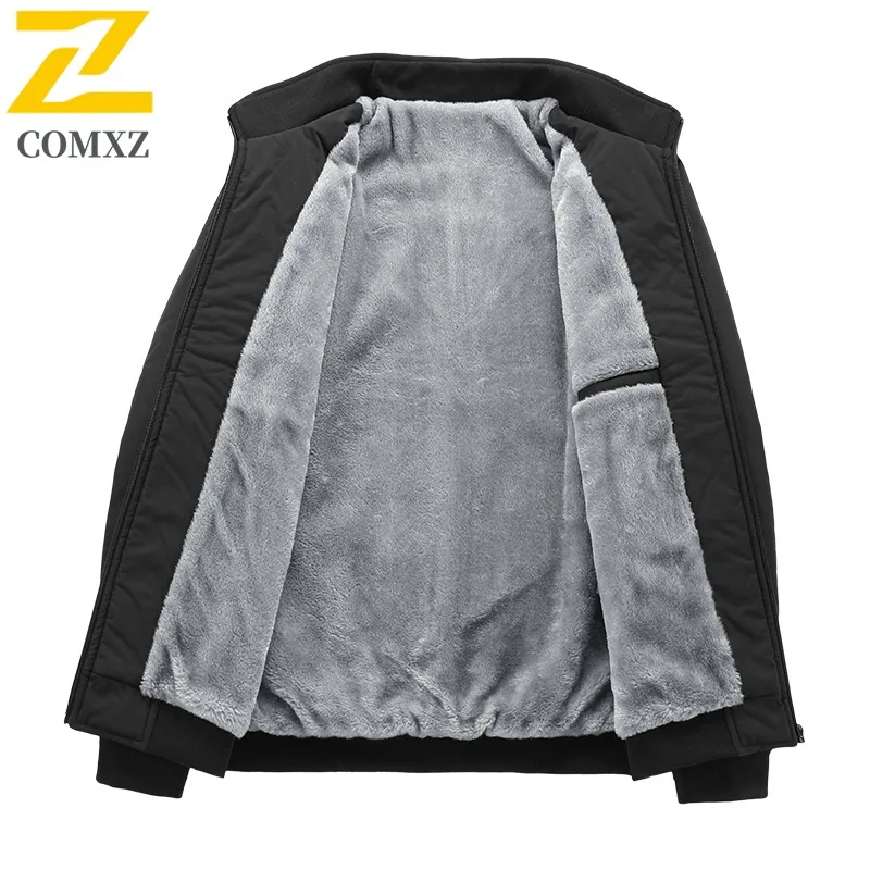 Comxz мужская повседневная флисовая - Фотография_5