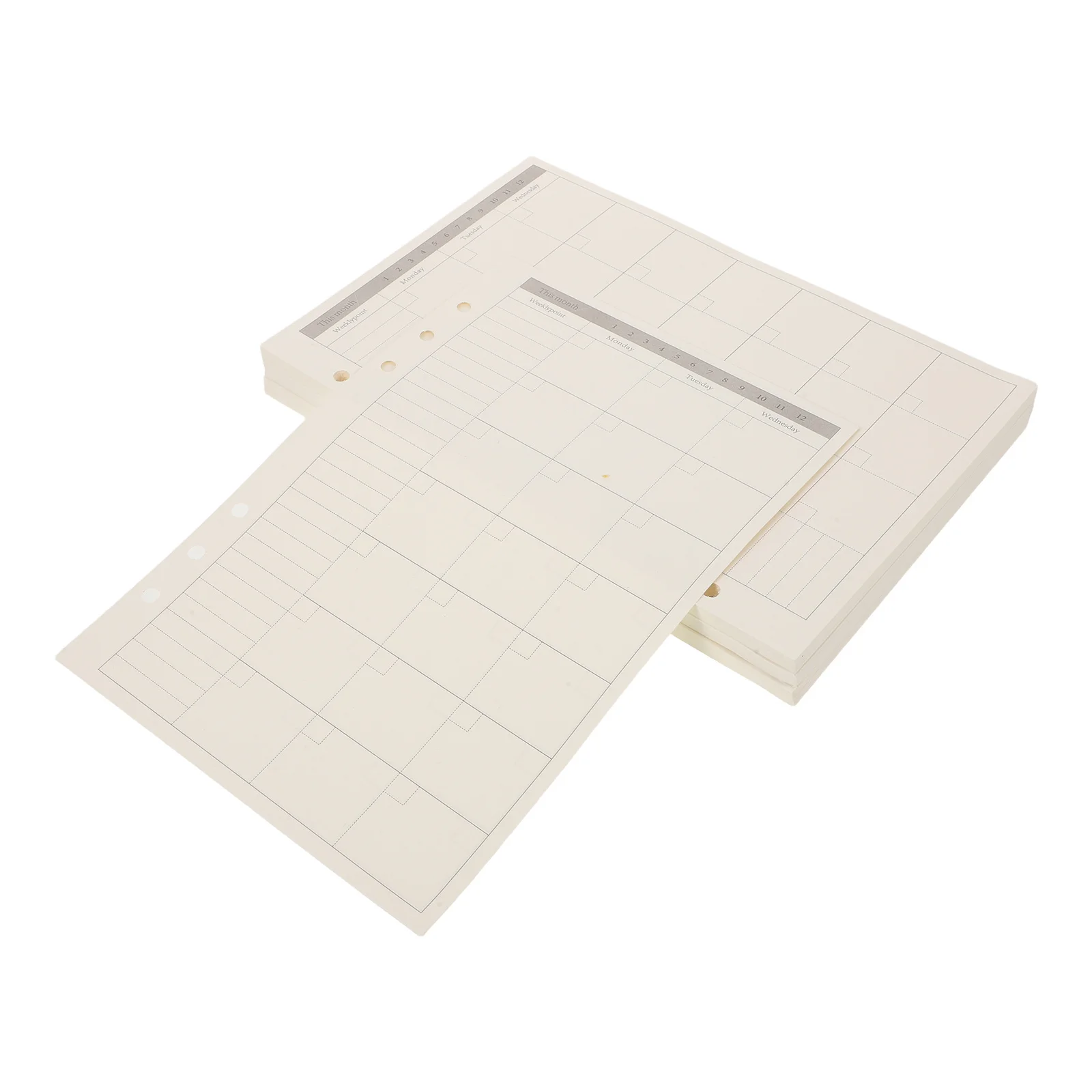 3 книги a5, сменные стержни для планировщика с 6 отверстиями