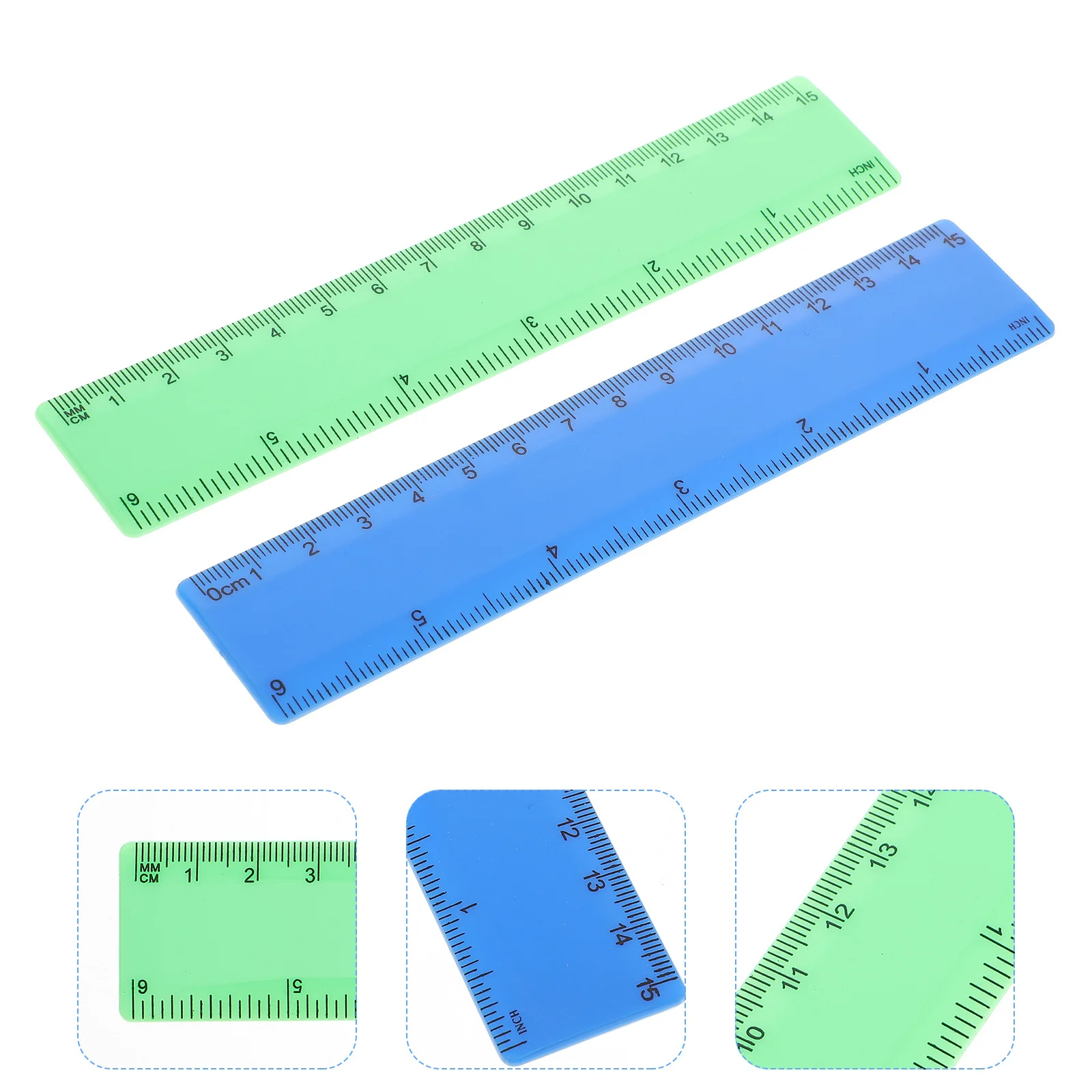 Студенческая пластиковая прямая линейка - Фотография_2