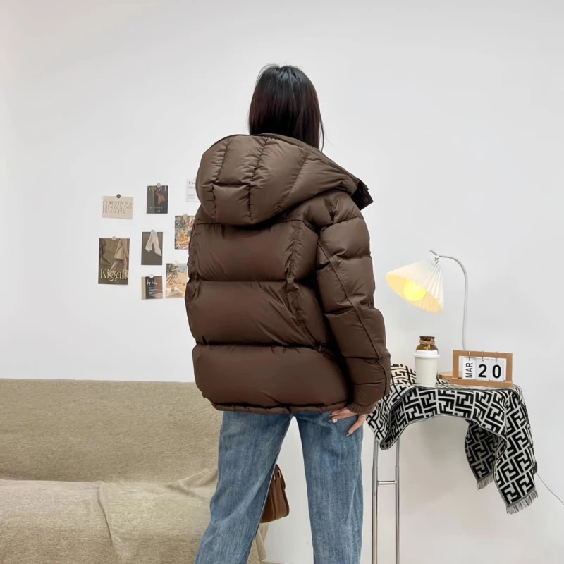 Года, женский пуховик с капюшоном - Фотография_2