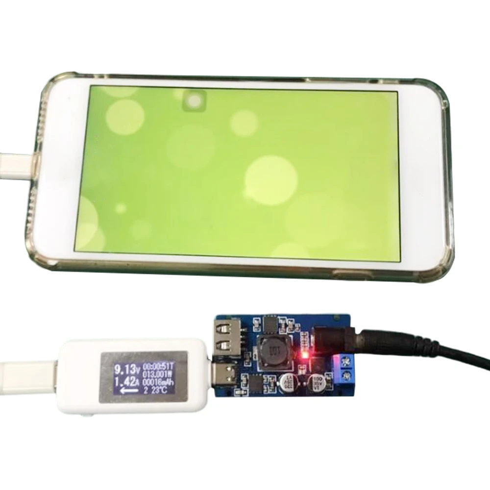 Регулируемый понижающий преобразователь питания usb type-c для телефона - Фотография_5