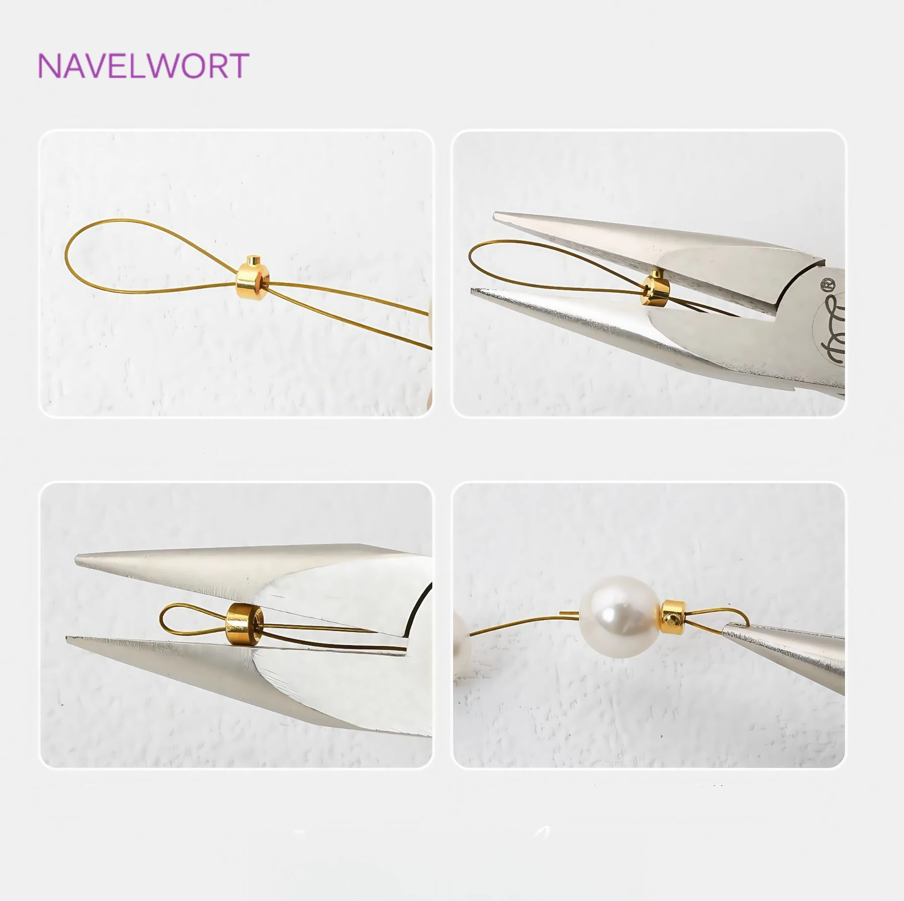 Обжимные бусины 18-каратное позолоченное - Фотография_4